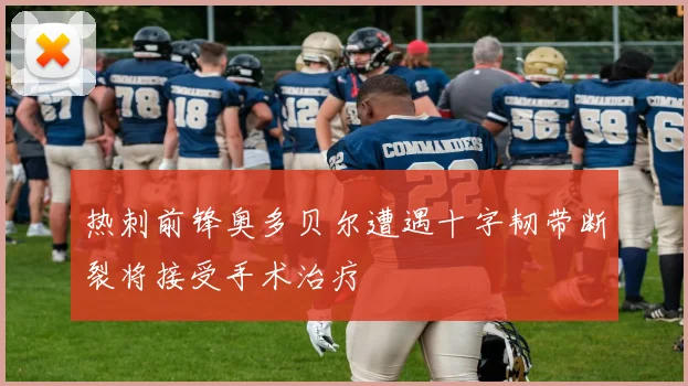 热刺前锋奥多贝尔遭遇十字韧带断裂将接受手术治疗